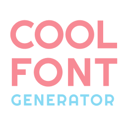 Cool Font Generator